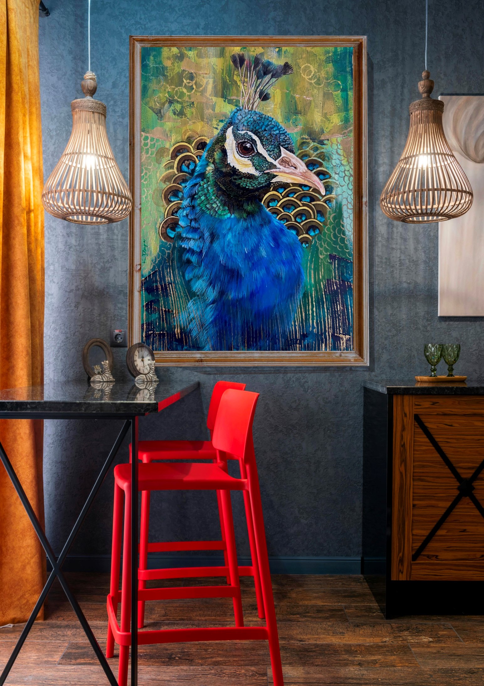 A gem in the jungle in wall